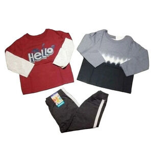 24m Boys 3 piece Set 4 Baby/Toddler Boys Clothing Shirts and Pants Matching Sets